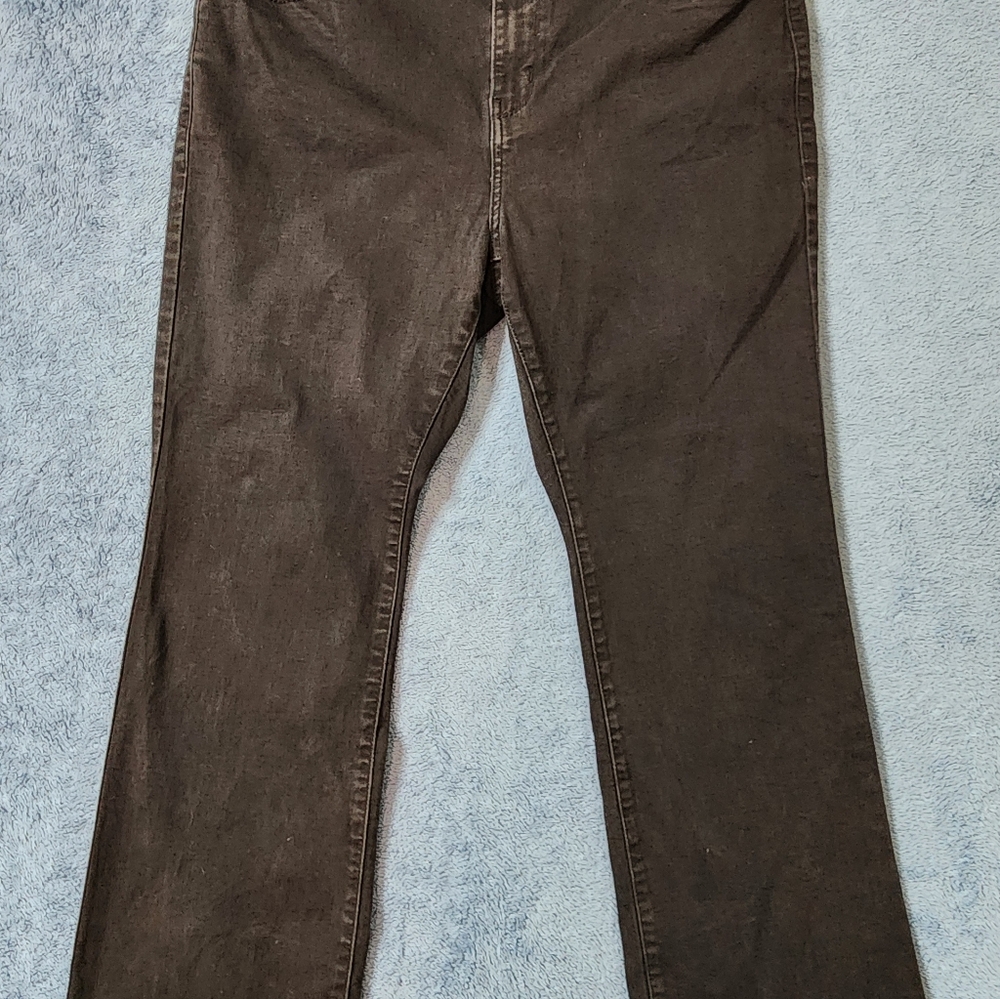 Levi's 725 Jeans Women's 16 W High Rise Bootcut Black 16W Boot Cut - Picture 3 of 9